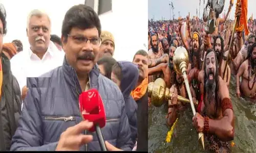 Prayagraj : ప్రయాగ్ రాజ్ కుంభమేళాలో అఖండ -2 మూవీ టీమ్