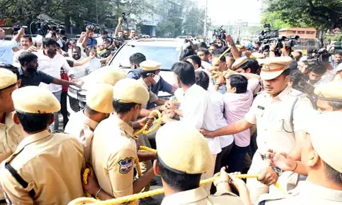 ED ఆఫీస్ వద్ద హైటెన్షన్.. బీఆర్ఎస్ ఎమ్మెల్యే, మాజీ ఎమ్మెల్యేలు అరెస్ట్