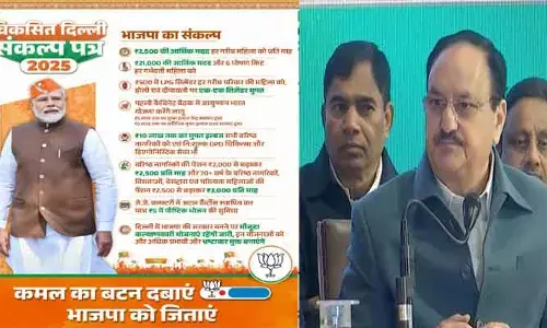 Delhi Election : బీజేపీ ఢిల్లీ ఎన్నికల మ్యానిఫెస్టో విడుదల