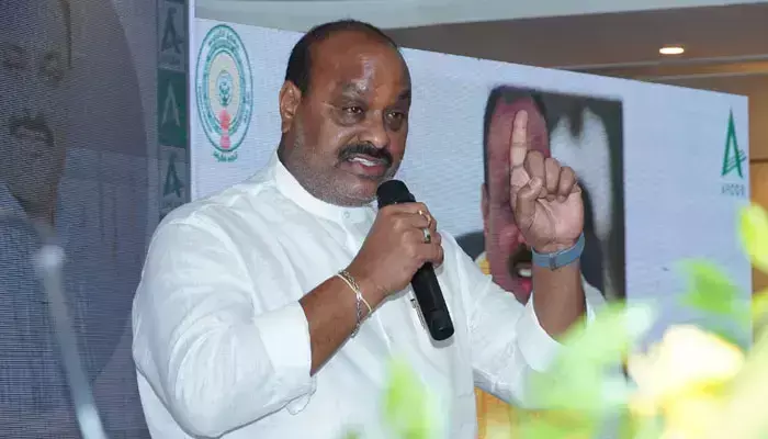 ‘విశాఖ ఉక్కు ఆంధ్రుల హక్కు’.. మంత్రి అచ్చెన్నాయుడు కీలక వ్యాఖ్యలు ‘విశాఖ ఉక్కు ఆంధ్రుల హక్కు’.. మంత్రి అచ్చెన్నాయుడు కీలక వ్యాఖ్యలు