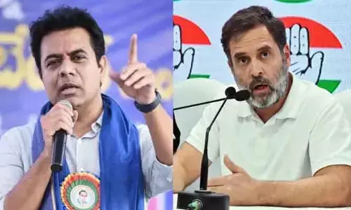 KTR : ఢిల్లీ అసెంబ్లీ ఎన్నికలలో కాంగ్రెస్ దంద్వనీతి : కేటీఆర్