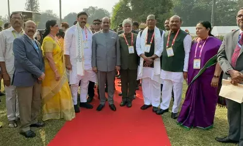 AIPOC: లోక్‌సభ స్పీకర్ ఓం బిర్లాతో ఏపీ, తెలంగాణ శాసన బృందాలు