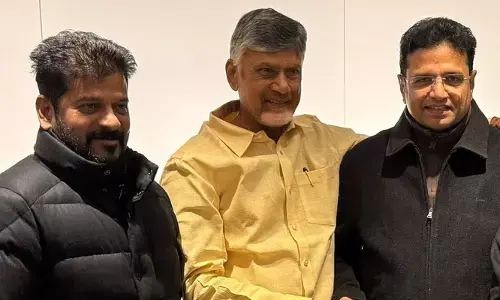 Davos:  దావోస్‌లో కలుసుకున్న రేవంత్, చంద్రబాబు