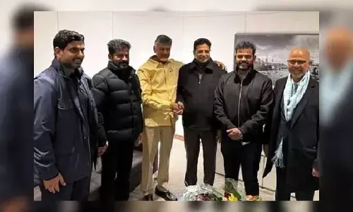 Davos WEF : దావోస్ లో తెలుగు రాష్ట్రాల ముఖ్యమంత్రుల మాటా ముచ్చట