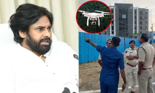 పవన్ కల్యాణ్ క్యాంపు ఆఫీసుపై డ్రోన్ కలకలం.. ASP రవికుమార్ క్లారిటీ