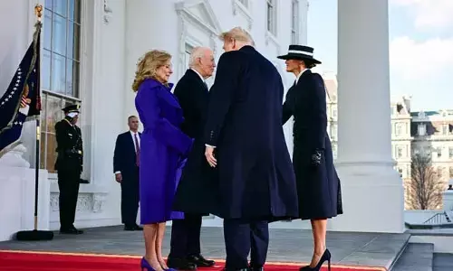 Jeo Biden : అధ్యక్ష పదవికి బై బై చెప్పిన బైడెన్.. కాసేపట్లో ట్రంప్ ప్రమాణ స్వీకారం