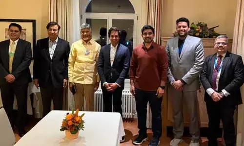 Davos Tour: ప్రముఖ పారిశ్రామిక వేత్త లక్ష్మీ మిట్టల్ తో చంద్రబాబు బృందం భేటీ