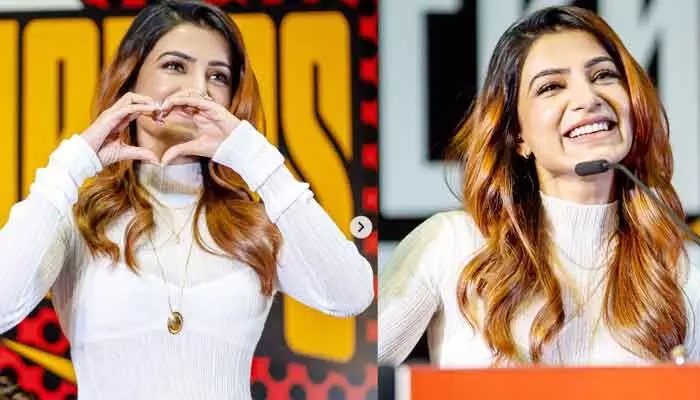 Samantha: లవ్ సింబల్ జోడించి అగ్ర తార సమంత తాజా పోస్ట్.. ఆకట్టుకుంటోన్న ఫొటో Samantha: లవ్ సింబల్ జోడించి అగ్ర తార సమంత తాజా పోస్ట్.. ఆకట్టుకుంటోన్న ఫొటో