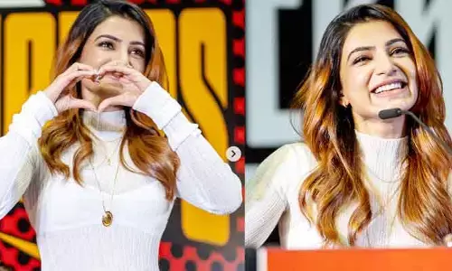 Samantha: లవ్ సింబల్ జోడించి అగ్ర తార సమంత తాజా పోస్ట్.. ఆకట్టుకుంటోన్న ఫొటో
