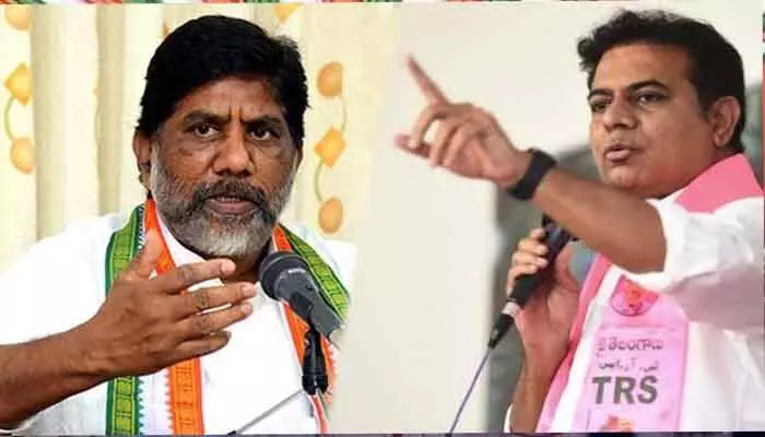 KTR : పైలట్ గ్రామానికే పథకాలపై కేటీఆర్ ఫైర్ KTR : పైలట్ గ్రామానికే పథకాలపై కేటీఆర్ ఫైర్