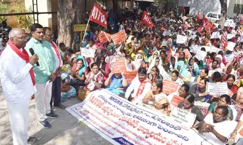 CPI: మహిళల పోస్టుల సంఖ్య పెంచాలి.. ఏఎన్ఎంల ధర్నాలో చాడ వెంకట్ రెడ్డి