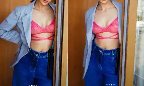 ఇన్నర్ వేర్ కనిపించేలా ఫొటో షూట్ చేసిన రామ్ చరణ్ బ్యూటీ.. అది కూడా తీసేయరాదంటూ నెటిజన్ల ట్రోల్స్