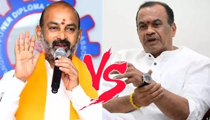 Komatireddy: బండి సంజయ్..! తెలంగాణ ఉద్యమంలో నువ్వెక్కడున్నవ్: మంత్రి కోమటిరెడ్డి ఫైర్ Komatireddy: బండి సంజయ్..! తెలంగాణ ఉద్యమంలో నువ్వెక్కడున్నవ్: మంత్రి కోమటిరెడ్డి ఫైర్