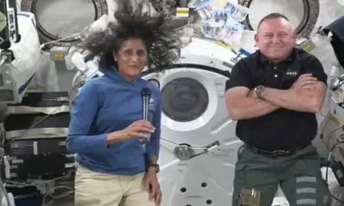 Sunita Williams : అంతరిక్షం నుంచి సునితా విలియమ్స్ స్పేస్ పాఠాలు