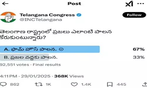 దుమారం రేపుతోన్న కాంగ్రెస్ పోల్.. బీఆర్ఎస్‌కు కాంగ్రెస్ నేత స్ట్రాంగ్ కౌంటర్