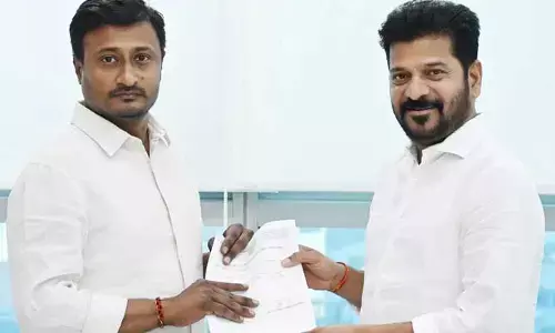 CM రేవంత్‌ను కలిసిన నల్గొండ MP రఘువీర్ రెడ్డి