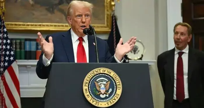 Trump: పనామా కాలువ వివాదంపై ట్రంప్ కీలక వ్యాఖ్యలు Trump: పనామా కాలువ వివాదంపై ట్రంప్ కీలక వ్యాఖ్యలు