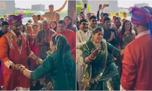 Grooms Dance.. బ్యాండ్ బాజా బారాత్.!  (రాజా.. వద్దు రాజా)