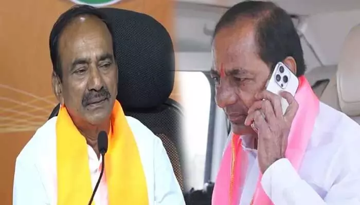 Eatala: ఇది వారి పనే.. కేసీఆర్ ఫోన్ కాల్ ప్రచారంపై ఈటల హాట్ కామెంట్స్ Eatala: ఇది వారి పనే.. కేసీఆర్ ఫోన్ కాల్ ప్రచారంపై ఈటల హాట్ కామెంట్స్