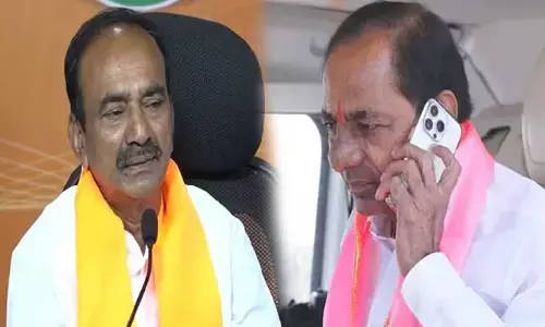 Eatala: ఇది వారి పనే.. కేసీఆర్ ఫోన్ కాల్ ప్రచారంపై ఈటల హాట్ కామెంట్స్