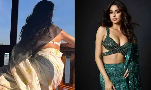 ఇంట్రెస్టింగ్ క్యాప్షన్‌తో ఆ ఫొటోలు షేర్ చేసిన జాన్వీ కపూర్.. నెట్టింట ఆకట్టుకుంటున్న పోస్ట్