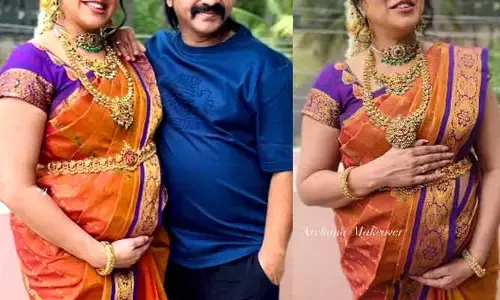 45 ఏళ్ల వయసులో తల్లి కాబోతున్న నటి.. నెట్టింట వైరల్‌గా మారిన సీమంతం వీడియో