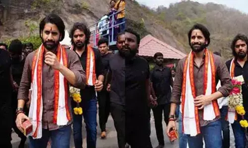 Vijayawada:క‌న‌క‌దుర్గ‌మ్మ‌ను ద‌ర్శించుకున్న నాగ చైతన్య