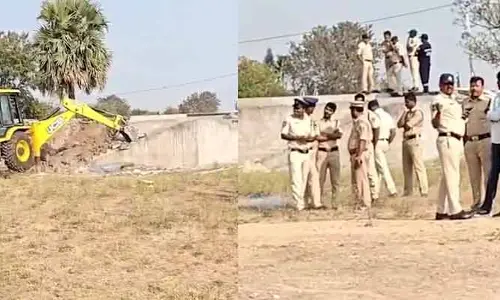 కోహెడలో హైడ్రా పంజా.. భారీ బందోబస్తు నడుమ ఫామ్ హౌజ్ కూల్చివేత
