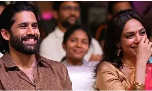 పెళ్లి తర్వాత తండేల్ ఈవెంట్‌కి హాజరయిన నాగ చైతన్య, శోభిత.. ఆకట్టుకుంటున్న ఫొటోలు