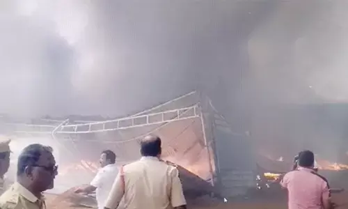 బెజవాడలో భారీ అగ్ని ప్రమాదం