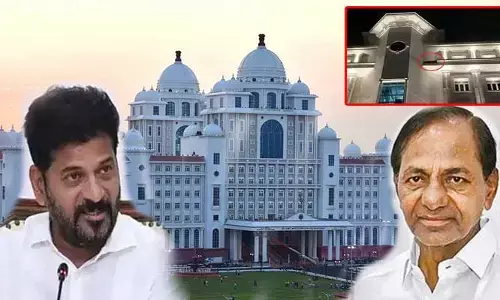 Secretariat: మీ వల్లే.. కాదు మీ వల్లే..  సచివాలయం డ్యామేజీపై కాంగ్రెస్ వర్సెస్ బీఆర్ఎస్