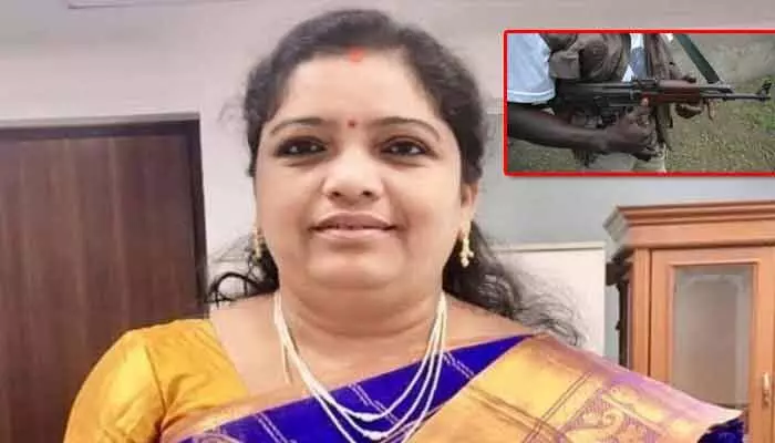 Ap: మంత్రి గుమ్మడి సంధ్యారాణి ఎస్కార్ట్ గన్మెన్ సస్పెన్షన్ Ap: మంత్రి గుమ్మడి సంధ్యారాణి ఎస్కార్ట్ గన్మెన్ సస్పెన్షన్