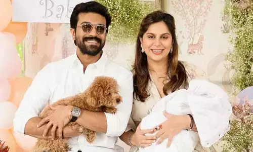 హమ్మయ్య.. ఎట్టకేలకు మెగా ప్రిన్సెస్ క్లింకార ఫేస్ రివీల్.. ఇంత క్యూట్‌గా ఉందేంటి బ్రో? (వీడియో)