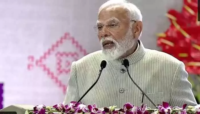 మన్ కీ బాత్లో ప్రసంగించిన ప్రధాని మోడీ మన్ కీ బాత్లో ప్రసంగించిన ప్రధాని మోడీ
