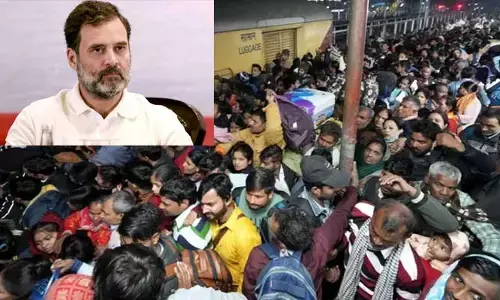 ఢిల్లీ ఘటనపై రాహుల్ దిగ్భ్రాంతి..  రద్దీని నియంత్రించడంలో రైల్వేశాఖ విఫలమైందంటూ విమర్శలు