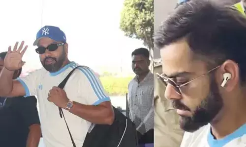 ఛాంపియన్స్ ట్రోఫీ.. దుబాయ్ చేరుకున్న భారత జట్టు(వీడియో)