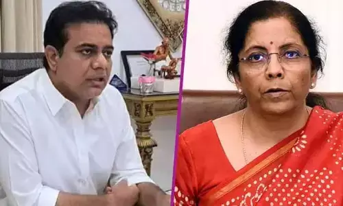 KTR : నిర్మలా సీతారామన్ కు కేటీఆర్ ఘాటు లేఖ