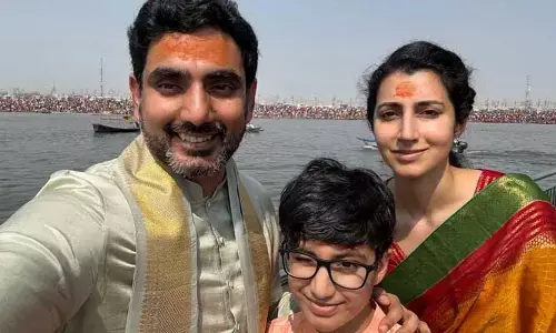 మహా కుంభమేళాలో మంత్రి నారా లోకేష్