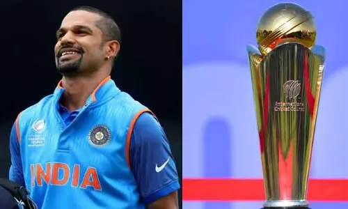 ICC ఛాంపియన్స్ ట్రోఫీ బ్రాండ్ అంబాసిడర్‌గా శిఖర్ ధావన్