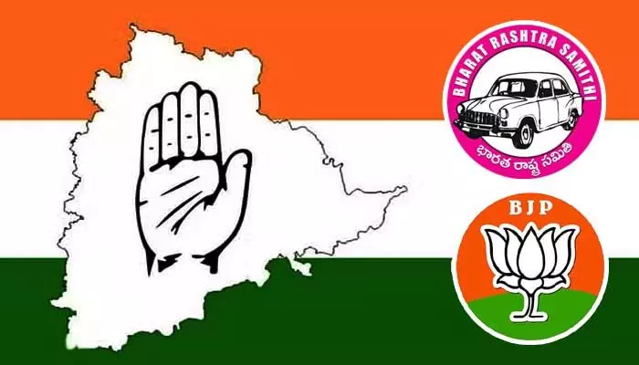 ఆ నినాదాన్ని గట్టిగా వినిపించాలని ఫిక్సైన కాంగ్రెస్.. ఇరకాటంలో బీఆర్ఎస్ ఆ నినాదాన్ని గట్టిగా వినిపించాలని ఫిక్సైన కాంగ్రెస్.. ఇరకాటంలో బీఆర్ఎస్