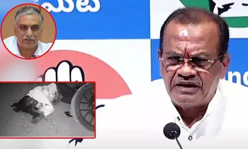 Komatireddy: హరీశ్ రావు మనిషివేనా?..రాజలింగమూర్తి హత్యపై మంత్రి కోమటిరెడ్డి సంచలన వ్యాఖ్యలు
