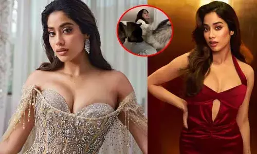 Janhvi Kapoor: కుక్కలతో ఆ పని చేస్తున్న జాన్వీ కపూర్.. సోషల్ మీడియాలో వైరల్‌గా మారిన వీడియో