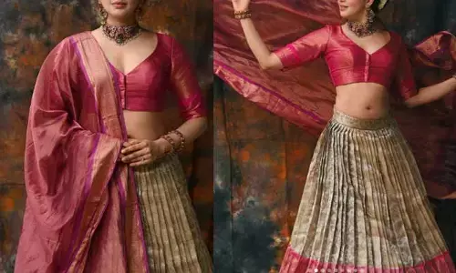 ట్రెడిషనల్ లుక్‌లో ఆకట్టుకుంటున్న పవన్ కళ్యాణ్ హీరోయిన్.. బ్యూటీ ఆఫ్ వరల్డ్ అంటూ కామెంట్స్
