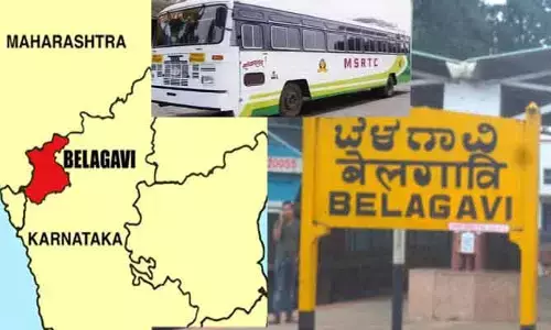 Karnataka : భాషోన్మాదం...కర్ణాటకలో బస్సులపై దాడులు