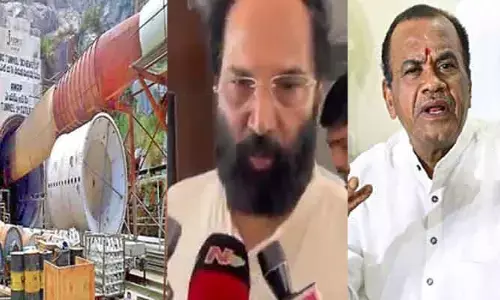 SLBC Tunnel : ఎస్‌ఎల్బీసీ టన్నెల్‌ ప్రమాదంపై స్పందించిన మంత్రులు ఉత్తమ్, కోమటిరెడ్డిలు