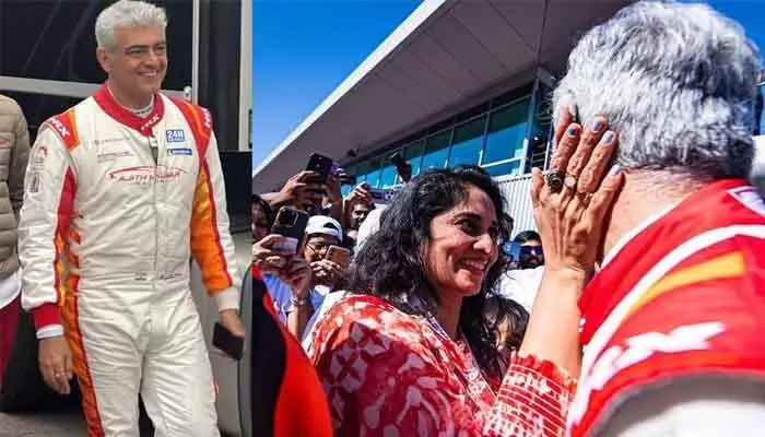 Ajith Kumar: స్టార్ హీరో అజిత్ కుమార్కు మరోసారి ప్రమాదం.. పల్టీలు కొట్టిన కారు(వీడియో) Ajith Kumar: స్టార్ హీరో అజిత్ కుమార్కు మరోసారి ప్రమాదం.. పల్టీలు కొట్టిన కారు(వీడియో)
