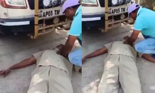 అపస్మారక స్థితిలోకి ఆర్టీసీ డ్రైవర్.. సీపీఆర్‌తో ప్రాణాలు కాపాడిన కానిస్టేబుల్