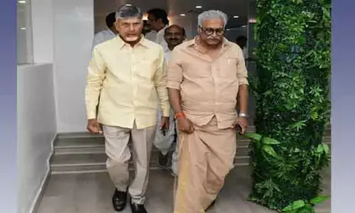 Chandrababu Naidu/Daggubati : అరుదైన ఘట్టం...తోడళ్లుల్లు చంద్రబాబు..దగ్గుబాటిల భేటీ!