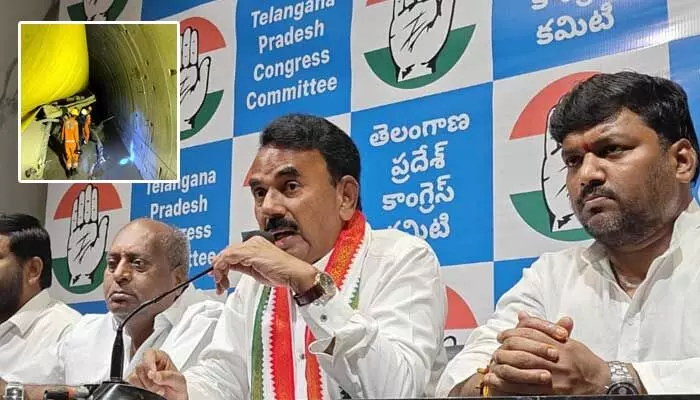 టన్నెల్లో చిక్కుకున్న 8 మంది బతికే చాన్స్ లేదు.. ప్రమాదంపై మంత్రి జూపల్లి కీలక అప్డేట్ టన్నెల్లో చిక్కుకున్న 8 మంది బతికే చాన్స్ లేదు.. ప్రమాదంపై మంత్రి జూపల్లి కీలక అప్డేట్