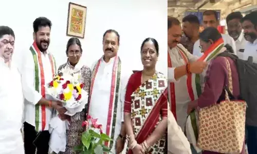 T congress: మేడం సింప్లిసిటీ సూపర్..  మీనాక్షినటరాజన్ కు నెటిజన్ల ప్రశంసలు